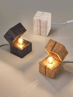 Trio Lighting Sisustusvalaisimet|pöytävalaisin Treasure E14 (sis.) puu