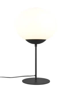 pöytävalaisin Fomento E27 mattamusta/valkoinen>Trio Lighting