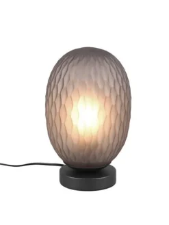 pöytävalaisin Facette E27 mattamusta/savu>Trio Lighting Sale