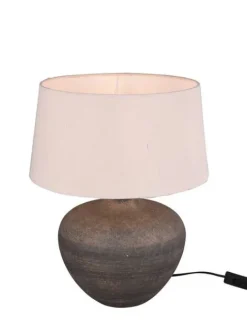 pöytävalaisin Lou 46 cm E27 ruskea>Trio Lighting New