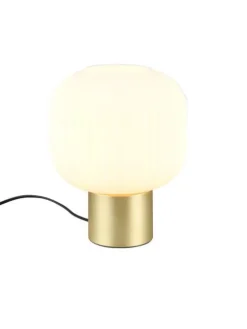 pöytävalaisin Diva E27 mattamessinki/valkoinen>Trio Lighting New