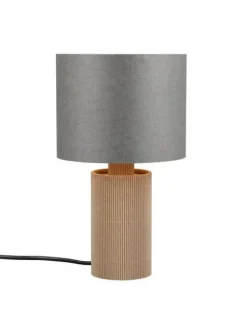 Trio Lighting Sisustusvalaisimet|pöytävalaisin Canio 27 cm E27 puu/harmaa