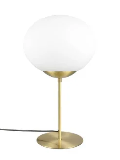 Trio Lighting Sisustusvalaisimet|pöytävalaisin Fomento E27 mattamessinki/valkoi