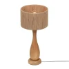 Trio Lighting Sisustusvalaisimet|pöytävalaisin Toba E27 puu/beige