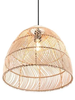 Trio Lighting Sisustusvalaisimet|riippuvalaisin Rike E27 rottinki