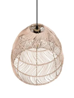 Trio Lighting Sisustusvalaisimet|riippuvalaisin Rike E27 rottinki
