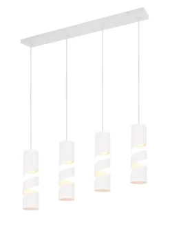 riippuvalaisin Stream 4-os GU10 mattavalkoinen>Trio Lighting Discount