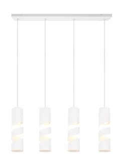 riippuvalaisin Stream 4-os GU10 mattavalkoinen>Trio Lighting Discount