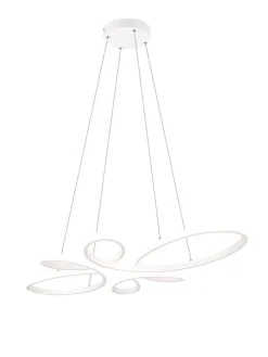 Trio Lighting Sisustusvalaisimet|riippuvalaisin Fly LED mattavalkoinen 4000K