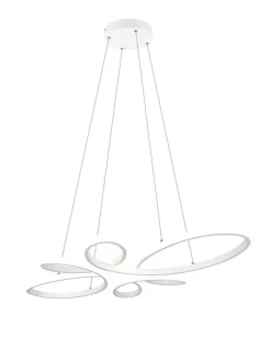 Trio Lighting Sisustusvalaisimet|riippuvalaisin Fly LED mattavalkoinen 4000K