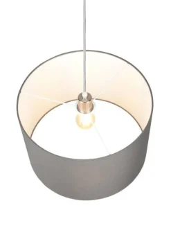 Trio Lighting Sisustusvalaisimet|riippuvalaisin Hotel 40 cm E27 harmaa