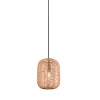 riippuvalaisin Runa 25 cm E27 mattamusta/sisal>Trio Lighting Clearance