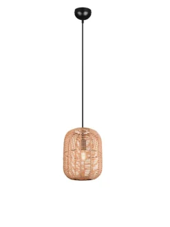 riippuvalaisin Runa 25 cm E27 mattamusta/sisal><noscript><img width=