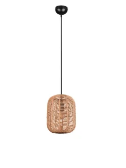 riippuvalaisin Runa 25 cm E27 mattamusta/sisal><noscript><img width=