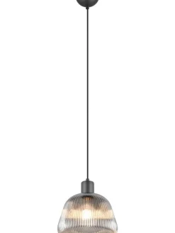 riippuvalaisin Tarifa 1-os E27 mattamusta/krom>Trio Lighting Discount