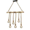 riippuvalaisin Wilma 6xE27 bambu/sisal>Trio Lighting Discount