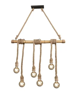riippuvalaisin Wilma 6xE27 bambu/sisal><noscript><img width=