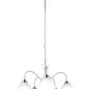 Trio Lighting Sisustusvalaisimet|riippuvalaisin Dobby 5-os E27 harjattu teräs/a