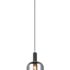 Trio Lighting Sisustusvalaisimet|riippuvalaisin Diva E27 mattamusta/kromattu