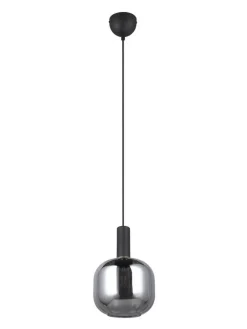 Trio Lighting Sisustusvalaisimet|riippuvalaisin Diva E27 mattamusta/kromattu