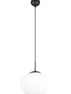 Trio Lighting Sisustusvalaisimet|riippuvalaisin Fomento 30 cm E27 mattamusta/va