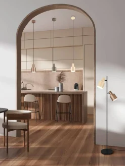 Trio Lighting Sisustusvalaisimet|riippuvalaisin Agudo 1-os E27 kahvinruskea