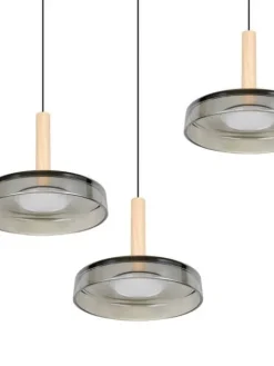 Trio Lighting Sisustusvalaisimet|riippuvalaisin Celeste LED 3-os mattamusta/kro