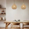 riippuvalaisin Janne 35,5 cm E27 beige>Trio Lighting Discount