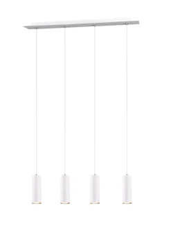 Trio Lighting Sisustusvalaisimet|riippuvalaisin Marley 4-os 75 cm GU10 valkoine