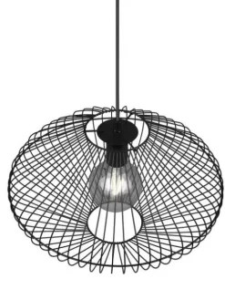 riippuvalaisin Cobain E27 mattamusta>Trio Lighting Sale