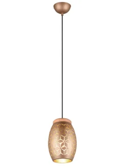 Trio Lighting Sisustusvalaisimet|riippuvalaisin Bidar 1-os E27 kahvinruskea
