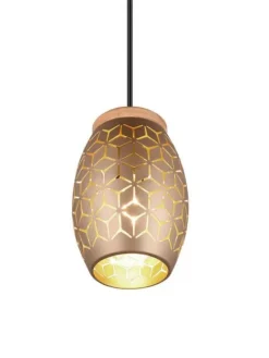 Trio Lighting Sisustusvalaisimet|riippuvalaisin Bidar 1-os E27 kahvinruskea