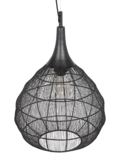 Trio Lighting Sisustusvalaisimet|riippuvalaisin Soraya 42 cm E27 mattamusta