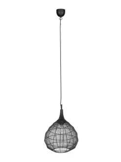 Trio Lighting Sisustusvalaisimet|riippuvalaisin Soraya 42 cm E27 mattamusta