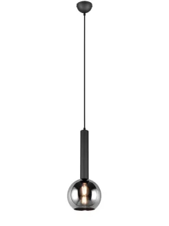 riippuvalaisin Clayton 1-os E27 mattamusta>Trio Lighting New