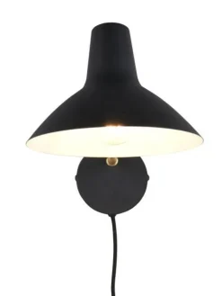 Trio Lighting Sisustusvalaisimet|seinävalaisin Traveller E27 mattamusta/mattame