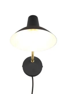 Trio Lighting Sisustusvalaisimet|seinävalaisin Traveller E27 mattamusta/mattame