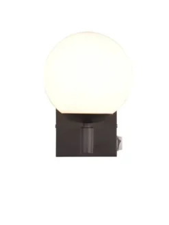 Trio Lighting Sisustusvalaisimet|seinävalaisin Kula H2O 1-os E14 mattamusta