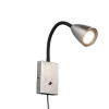 Trio Lighting Sisustusvalaisimet|seinävalaisin Wanda GU10 harjattu teräs