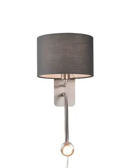Trio Lighting Sisustusvalaisimet|seinävalaisin Hotel lukuvalolla E14 + LED harm
