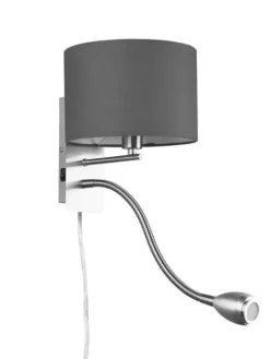 Trio Lighting Sisustusvalaisimet|seinävalaisin Hotel lukuvalolla E14 + LED harm