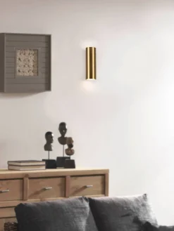Trio Lighting Sisustusvalaisimet|seinävalaisin Marley 2xGU10 antiikkimessinki