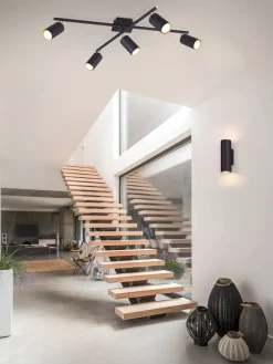 Trio Lighting Sisustusvalaisimet|seinävalaisin Marley 2xGU10 mattamusta