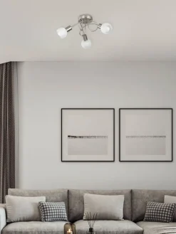 Trio Lighting Sisustusvalaisimet|spottivalaisin Antibes 3-os 45 cm 3xE14 harjat