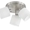 spottivalaisin Tommy 3-os E14 harjattu teräs/v>Trio Lighting Outlet