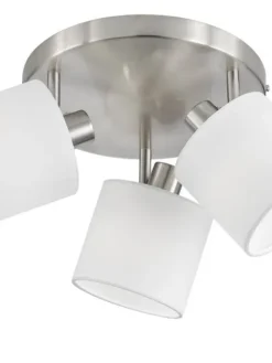 spottivalaisin Tommy 3-os E14 harjattu teräs/v>Trio Lighting Outlet