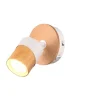 Trio Lighting Sisustusvalaisimet|spottivalaisin Aruni 1-os GU10 puu/mattavalkoi