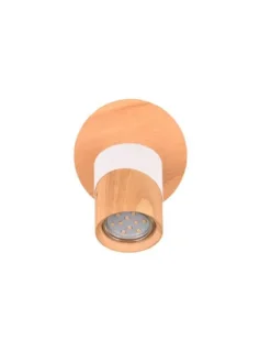 Trio Lighting Sisustusvalaisimet|spottivalaisin Aruni 1-os GU10 puu/mattavalkoi