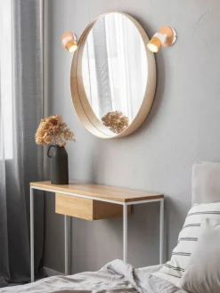 Trio Lighting Sisustusvalaisimet|spottivalaisin Aruni 1-os GU10 puu/mattavalkoi