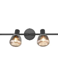 Trio Lighting Sisustusvalaisimet|spottivalaisin Tarifa 4-os E14 mattamusta/krom